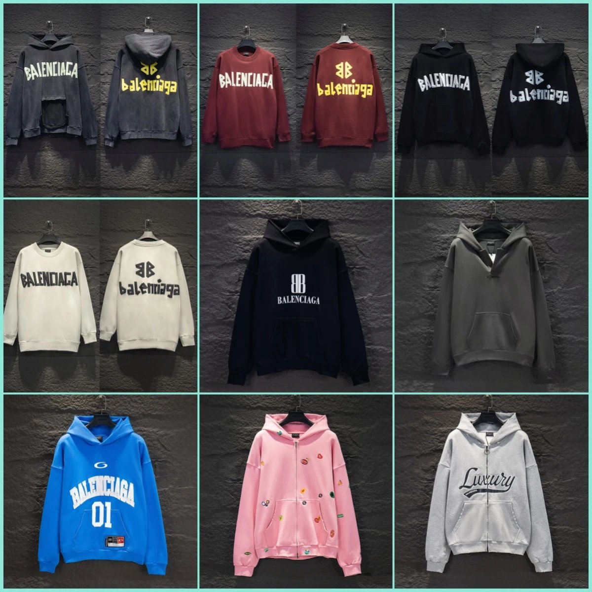 B-Style Tape Logo Hoodie